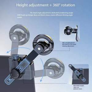 Support de téléphone magnétique flexible en alliage d'aluminium pour véhicules à énergie nouvelle avec aimant puissant et réglage multi-angles - Product Image 6