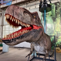 Parc d'attractions, dinosaures grandeur nature, fabricant de dinosaures géants, tête de dinosaure animatronique pour parc à thème
