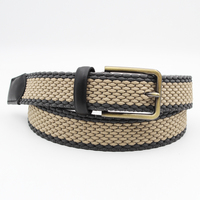 Ceinture Tactique Personnalisable à Boucle Ardillon en Alliage, Cordon Élastique Tressé, Couleurs Contrastées, Longueur Réglable, Logo Personnalisé