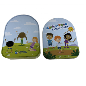 Una caja de lata rectangular con una parte superior redonda, que se puede utilizar <span class=keywords><strong>para</strong></span> <span class=keywords><strong>almacenar</strong></span> bloques de construcción de juguetes, rompecabezas y tarjetas, etc. - Product Image 5