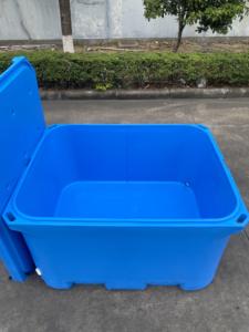 Caja de refrigeración de 1000L rotomoldeada, Panel Solar portátil, contenedor aislado resistente para uso en festivales de refrigeración de bebidas de mariscos vivos - Product Image 5