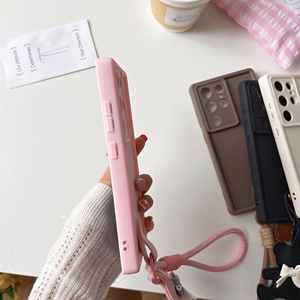 Funda de Teléfono Móvil con Correa de Mano, Diseño de Pintura al Óleo Estilo Ins, Accesorios de Osito Adorable, para Serie A y Serie <span class=keywords><strong>S</strong></span>, TPU Suave - Product Image 4