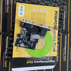 การ์ดแปลง Pci-E เป็น Serial 2 พอร์ต Rs232 การ์ดหลายพอร์ตสำหรับเดสก์ท็อปอุตสาหกรรม D89 อินเทอร์เฟซ Com แบบ 2x9 พิน - Product Image 3