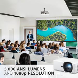 LS740W LS740W 6000 ANSI Lumens 3D WUXGA Laser <b>Projector</b> LS740W 4K Smart Video Beamer for Presentation Home and Conference Use CR - Product Image 2