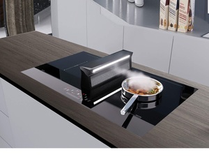 Table de cuisson à induction 4 plaques de 90cm avec ventilation ascendante et descendante - Product Image 1