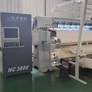 Hengchang h3000 máquina de acolchoamento, máquina automática de alta velocidade multi-agulha anti-obturamento