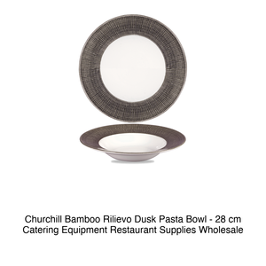 Bol à pâtes Bamboo Relief Dusk 28 cm Intérieur 17,5 cm Churchill -12-Dubalwbl - Product Image 2