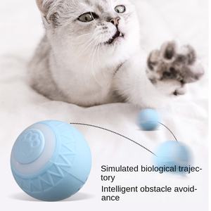Nuovo Giocattolo Ecologico in Silicone per Addestramento Cani e Gatti, Palla Elettrica Automatica Interattiva Intelligente - Product Image 3