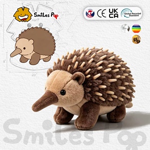 Peluche de Echidna Personalizado, Material Seguro y No Tóxico, Juguete de Peluche con Certificación CE y UKCA, Juguete Suave para Niños, Ideal como Recuerdo - Product Image 1