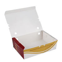 Caja de papel impresa personalizada para pollo frito, embalaje de comida rápida, caja de pastel ecológica, caja de papel de grado alimenticio, caja de embalaje de alimentos