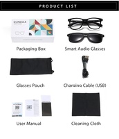 Lunettes Intelligentes IA avec Caméra, Enregistrement Vidéo, Traduction en Plus de 20 Langues, Appel Bluetooth, Lecture Musicale pour la Conduite et les Voyages