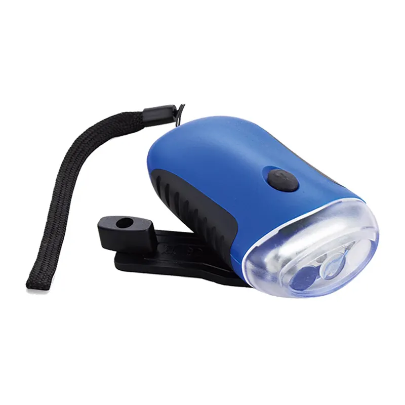 Rechargeable Mini ABS Materials Hand Crank Dynamo Led Flashlight