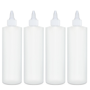 Botellas vacías de PE reciclable de 350 ml (12 oz) con gotero, tapa giratoria, para líquidos, pintura, tinta, refrescos, champán. - Product Image 1
