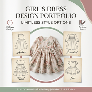 Robe imprimée pour fille, sur mesure, printemps-automne, avec ensemble de cardigan en tricot - Product Image 6