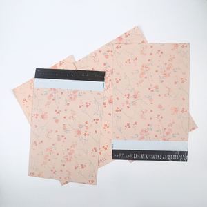 Compostable New Design Rose Flower Poly Mailers Shipping Packaging <b>Bag</b> Thick Hig Quality Postage Envelope <b>Bag</b> - Product Image 2