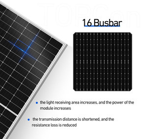 แผงโซลาร์เซลล์ SOLASUN N-Type HJT แบบสองหน้า คุณภาพสูง 700W 750W 800W โมโนคริสตัลไลน์ - Product Image 3