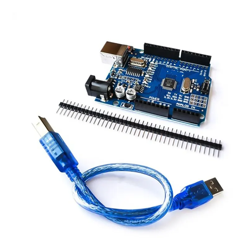 Scheda di sviluppo Arduinos R3 Atmega328 CH340G di vendita calda con cavo USB