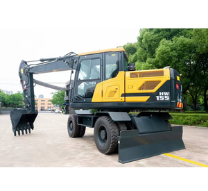 Escavatore Gommato da 14 Tonnellate HW155 con Motore Importato da 125kW e Martello Idraulico per Scavi di Fondamenta e Progetti di Demolizione - Product Image 3