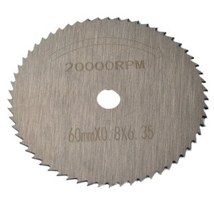 Mini hoja de sierra industrial de 60 mm de diámetro, multiusos, de corte circular, con segmentos de acero de alta velocidad para madera y metal - Product Image 1
