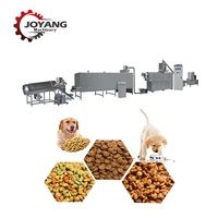 Ligne de production d'extrudeuse de croquettes sèches pour animaux de compagnie (chiens et chats) de 0,15 à 1,5 tonnes par heure (150-1500 kg/h)