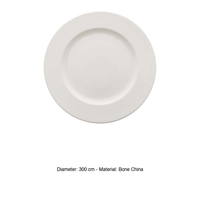 Delta Bone China Flacher Teller 30 cm Gural New Bone China -6