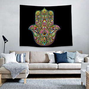 al por mayor colgante de pared <span class=keywords><strong>Tarot</strong></span> tapiz tejido impreso Digital impreso 100% poliéster tapiz impresión - Product Image 2