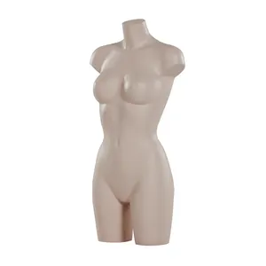 Fibra de vidrio Bikini Display Torso Busto Maniquí Mujer Para Ropa
