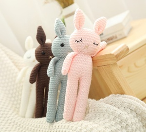 Tùy chỉnh Amigurumi Crochet Bunny búp bê Crochet động vật Amigurumi thỏ handmade bé búp bê oyuncak - Product Image 3