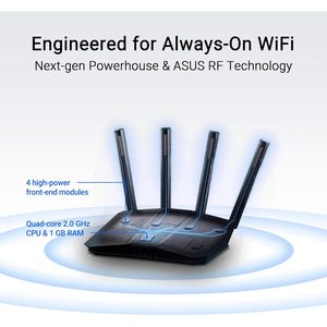 Router Wifi 7 Be3600 Rt-Be58U de Doble Banda 2167Mbps 1200Mbps AiMesh Extensible con Puerto 2.5G para Negocios, Juegos y Hogar - Product Image 2