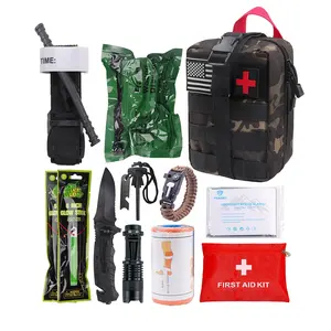 Outdoor First Aid Kit Bag Portable IFAK Tactical Bag Emergency Survival Kit For Hiking Camping