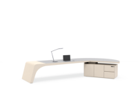 Bureau de direction en bois contemporain de haute qualité, durable et écologique, poste de travail professionnel moderne, réglable