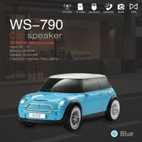 Nouveau produit phare 2026 : Mini haut-parleur en forme de voiture pour cadeau transfrontalier, avec subwoofer sans fil RGB 5W 5.3 et audio multifonctionnel