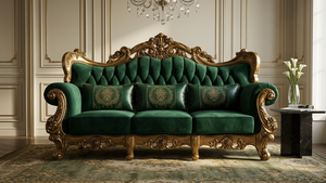 Juego <span class=keywords><strong>de</strong></span> Sofás <span class=keywords><strong>de</strong></span> Lujo para Sala <span class=keywords><strong>de</strong></span> Estar, para Proyectos <span class=keywords><strong>de</strong></span> Villas y Hoteles |   Muebles Barrocos <span class=keywords><strong>de</strong></span> Madera Maciza Tallados a Mano con Hojas <span class=keywords><strong>de</strong></span> Oro |   OE-FASHION Venta al por Mayor - Product Image 4