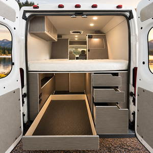 Custom Full Aluminum Nightstand Honeycomb Camper <b>Van</b> Furniture Lightweight Space Saving Waterproof Interior Bedside - Product Image 1
