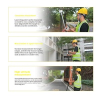 Southern S20 kamera ganda Laser RTK, penerima GNSS teknik genggam profesional navigasi inersia Visual presisi tinggi GPS