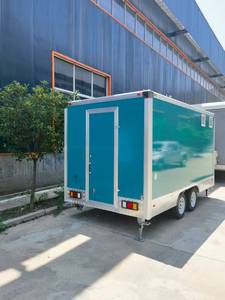 Camions de nourriture mobiles de rue bon marché pour hot-dogs, glaces et en-cas avec construction métallique à 4 roues vendus aux États-Unis - Product Image 5