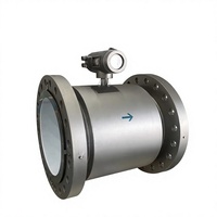 Electromagnetic Liquid Flow Meter for Water & Oil Applications Stainless Steel High Accuracy Flange Connectivity