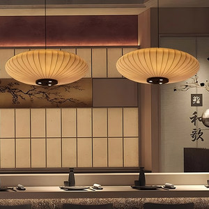 Lustre rond de style chinois E27 à six têtes, lampe à économie d'énergie pour salon, salle de thé, salle à manger - Product Image 4