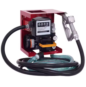 60-литровый портативный автоматический самовсасывающий дизельный насос низкого давления 12 В постоянного тока, Прочное алюминиевое сопло 220 В, рабочее напряжение - Product Image 1