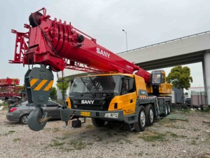 Grue mobile tout-terrain Sany STC800V de 80 tonnes, d'occasion, pour travaux de construction, fournie directement par l'usine - Product Image 6