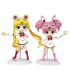 Envío Negociable, Venta al por Mayor, Muñeco de Acción de PVC de 16 cm, Versión <span class=keywords><strong>Q</strong></span> de <span class=keywords><strong>Anime</strong></span>, Cabeza Grande, Modelo Japonés, Decoración para Pasteles - Product Image 1