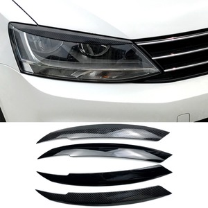 For VW Jetta MK6 Body Kit Car <b>Styling</b> Trim Auto <b>Head</b> Light Lamp Eyelids Eyebrow Headlight Decoration Car Accessories - Product Image 2