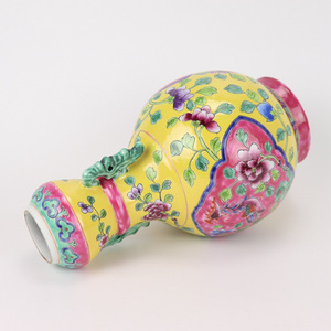 Vase à fleurs en céramique Famille Rose peint à la main chinois Vase en porcelaine de Chine poterie en céramique décorative antique - Product Image 5