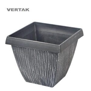 <span class=keywords><strong>Pot</strong></span> <span class=keywords><strong>de</strong></span> <span class=keywords><strong>fleurs</strong></span> carré en plastique <span class=keywords><strong>de</strong></span> haute qualité VERTAK, grand format, pour extérieur, peint à l'effigie <span class=keywords><strong>de</strong></span> pierres - Product Image 1