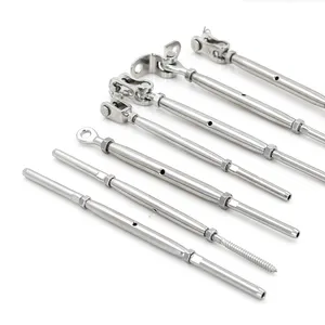 Ss Inox Outdoor Hardware Edelstahl Treppen handlauf Zubehör 1/8 Drahtseil spanner Kabels panner