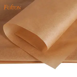 Fulton 40 × 60 cm vorgeschnittenes unverbleichtes antihaft-Parchmentpapier Backpapierbogen