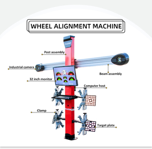 Herramienta de Alineación de Ruedas TFAUTENF, Alineador de Ruedas 3D para Mantenimiento de Automóviles y Centros de Reparación de Vehículos - Product Image 1
