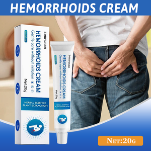 Crème <span class=keywords><strong>anti</strong></span>-hémorroïdes à base de plantes pour soulager la douleur, <span class=keywords><strong>pommade</strong></span> à base de plantes - Product Image 2