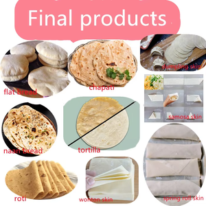 เครื่องทำแป้งอัตโนมัติสำหรับแป้งพายอาหรับ แป้งทันดูรีอินเดีย แป้งลาวาช แป้งพิต้า แป้งนาน แป้งจาปาตี แป้งโรตี แบบกลม สำหรับใช้ในเชิงพาณิชย์ - Product Image 4