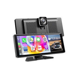 Écran tactile GPS CarPlay de 10,26 pouces, support de tableau de bord avec caméra de recul, résolution 1920x1080 pour utilisation en voiture - Product Image 1